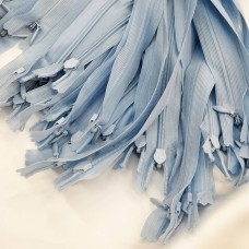 Молния потайная - цвет серо-голубой Молния потайная - цвет серо-голубой