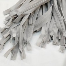 Молния потайная - цвет дымчато серый Молния потайная - цвет дымчато серый