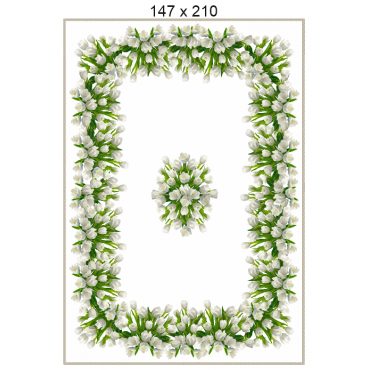 Праздничная скатерть с Тюльпанами Праздничная скатерть с Тюльпанами