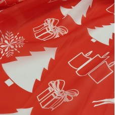 Органза матовая Виола новогодний принт Органза матовая Виола новогодний принт