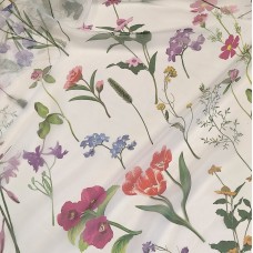 Органза матовая Виола с полевыми цветами Органза матовая Виола с полевыми цветами