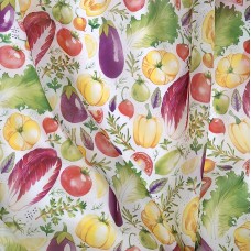 Органза матовая Виола с овощным принтом Органза матовая Виола с овощным принтом