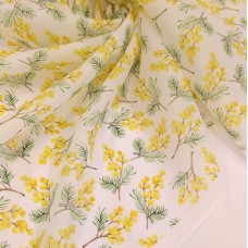 Органза матовая Виола с принтом Мимоза Органза матовая Виола с принтом Мимоза
