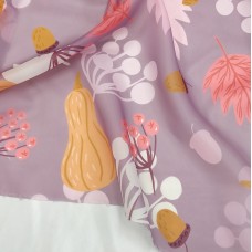 Органза матовая Виола с осенним принтом Органза матовая Виола с осенним принтом