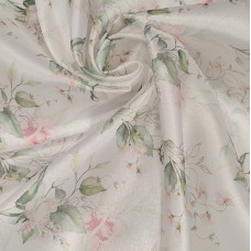 Плотная органза ANGELICA с цветочным принтом розы ver.0.1 Плотная органза ANGELICA с цветочным принтом розы ver.0.1
