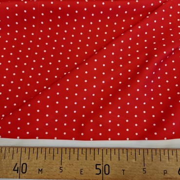 Бифлекс красный в мелкий горошек