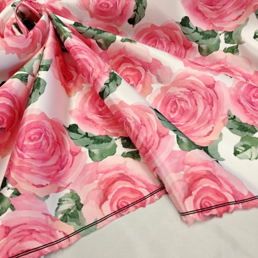 Атлас Дюпон Розы акварелью Атлас Дюпон Розы акварелью