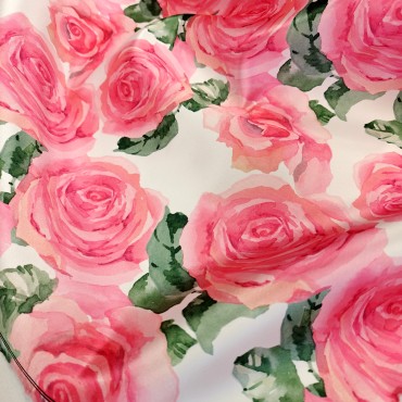 Атлас Дюпон Розы акварелью Атлас Дюпон Розы акварелью