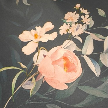 Атлас с блеском Кристалл красивым принтом розы Атлас с блеском Кристалл красивым принтом розы