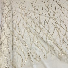 Сетка с пайетками и глиттером