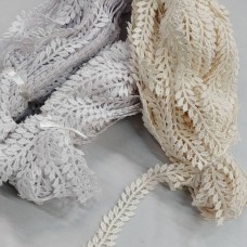 Кружево макраме цвет айвори